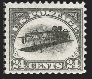 Inverted Jenny — Position 66 (Scott C3a)