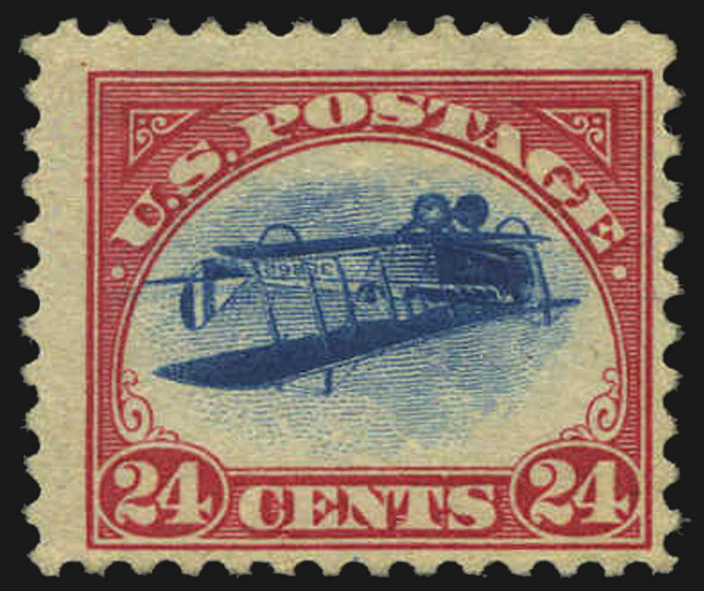 Inverted Jenny — Position 17 (Scott C3a)
