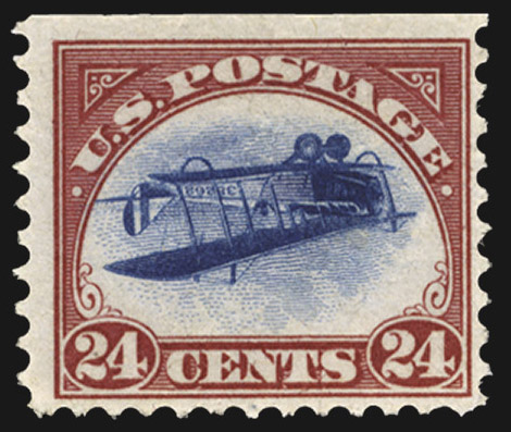 Inverted Jenny — Position 18 (Scott C3a)