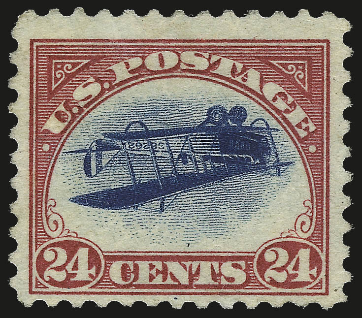 Inverted Jenny — Position 24 (Scott C3a)