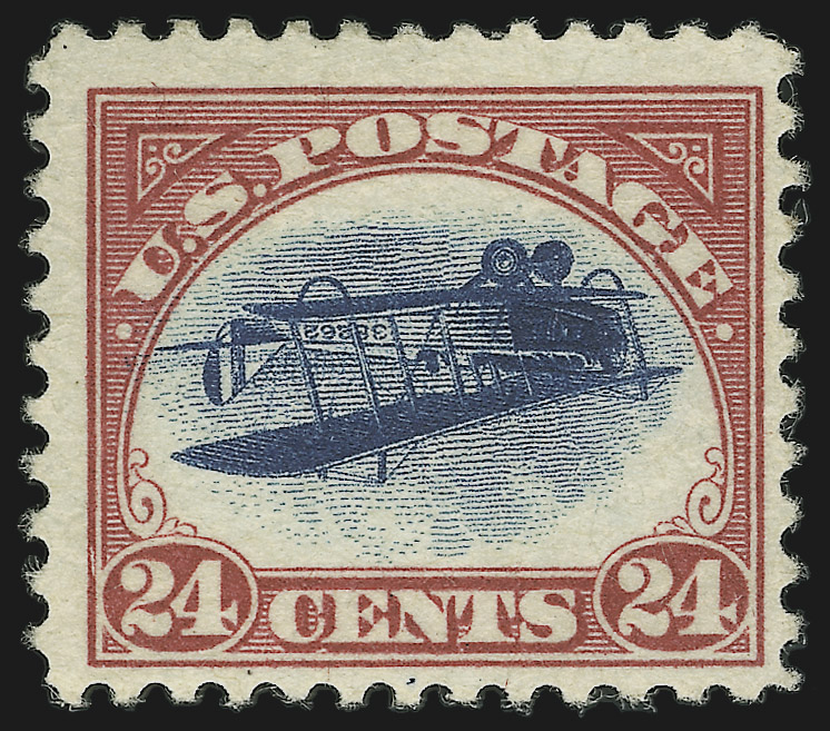 Inverted Jenny — Position 28 (Scott C3a)