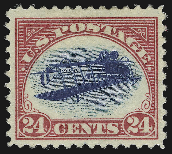 Inverted Jenny — Position 35 (Scott C3a)