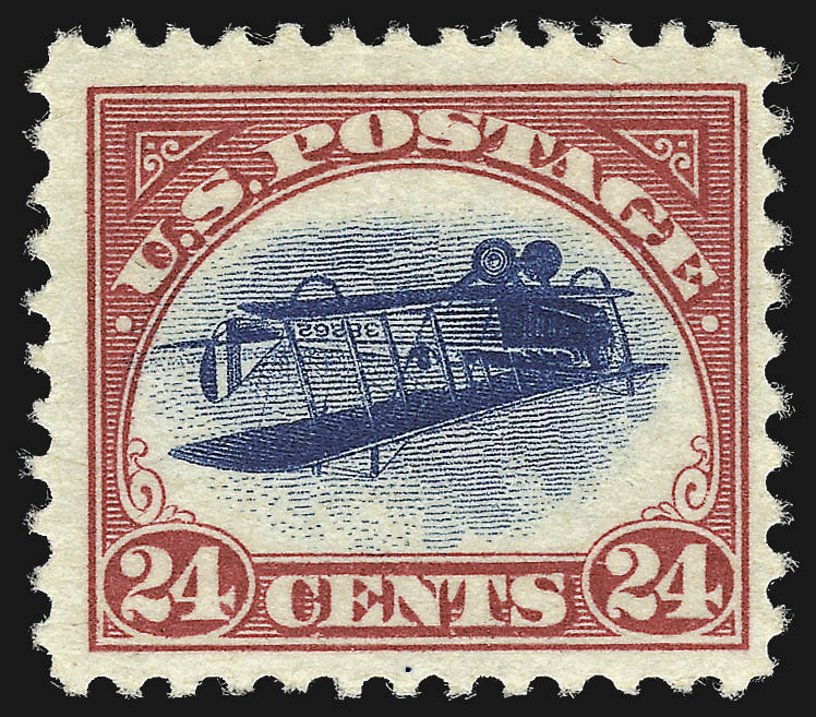 Inverted Jenny — Position 38 (Scott C3a)