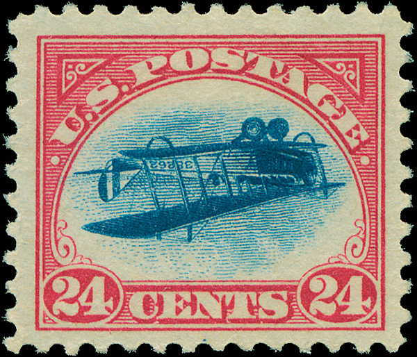 Inverted Jenny — Position 39 (Scott C3a)