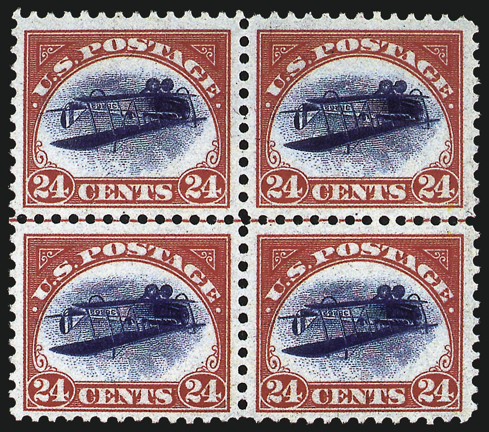 Inverted Jenny — Position 43-44/53-54 (Scott C3a)