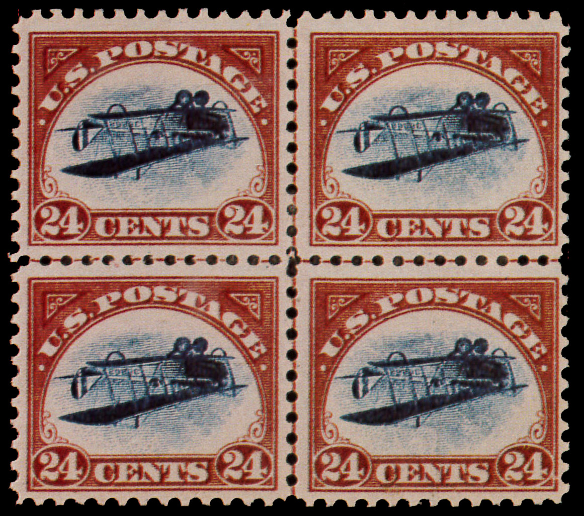 Inverted Jenny — Position 45-46/55-56 (Scott C3a)