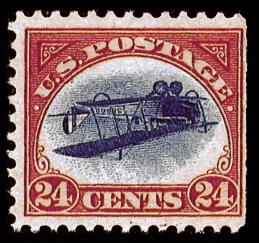 Inverted Jenny — Position 50 (Scott C3a)