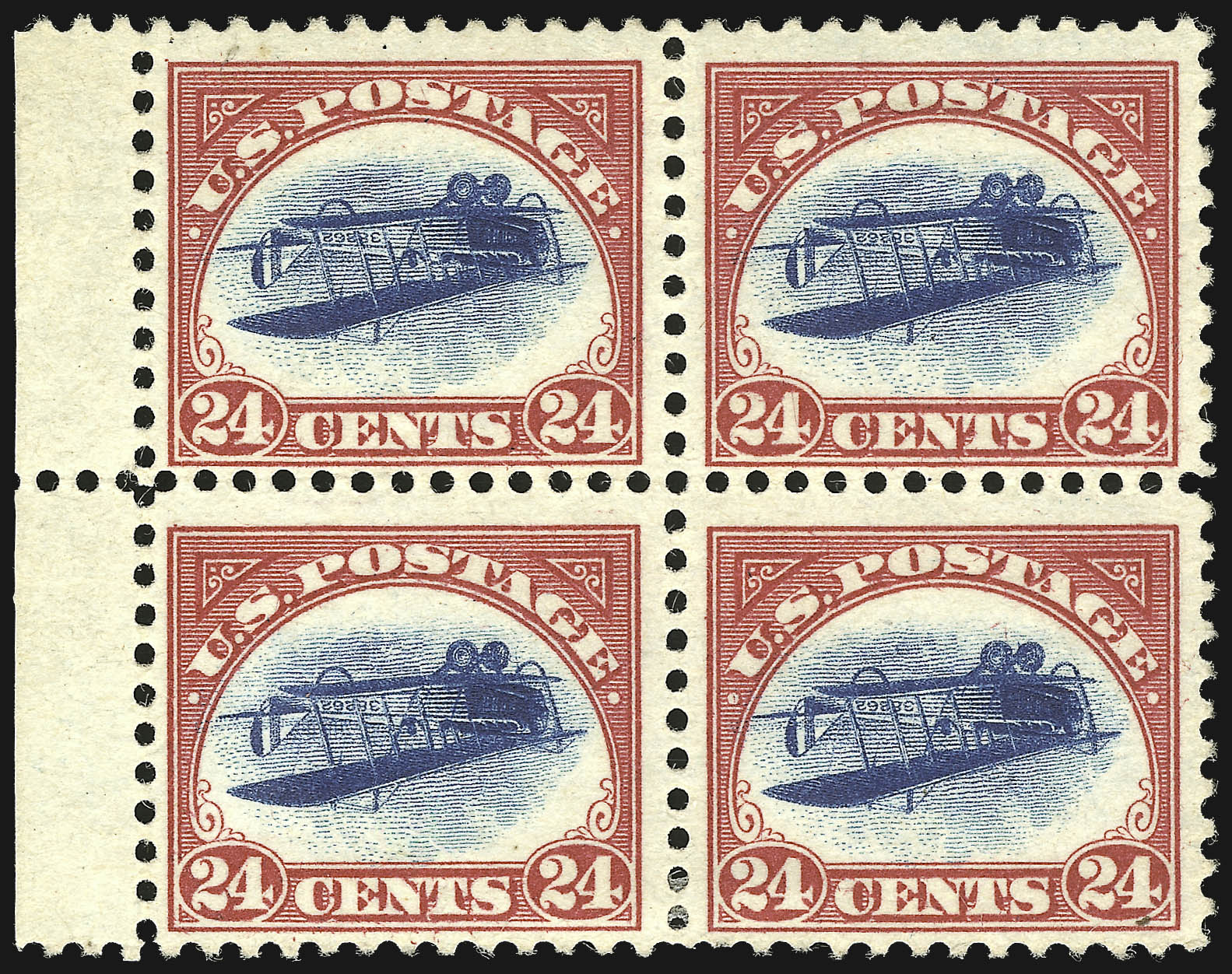 Inverted Jenny — Position 61-62/71-72 (Scott C3a)