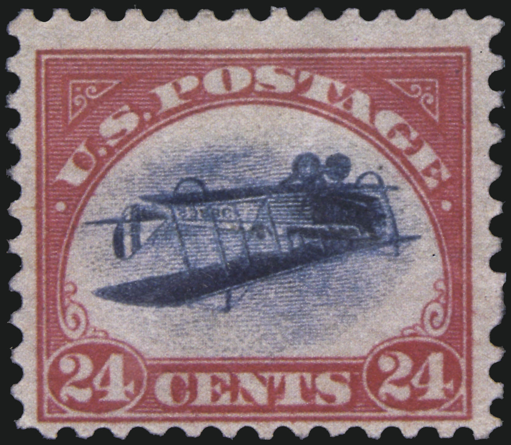 Inverted Jenny — Position 63 (Scott C3a)
