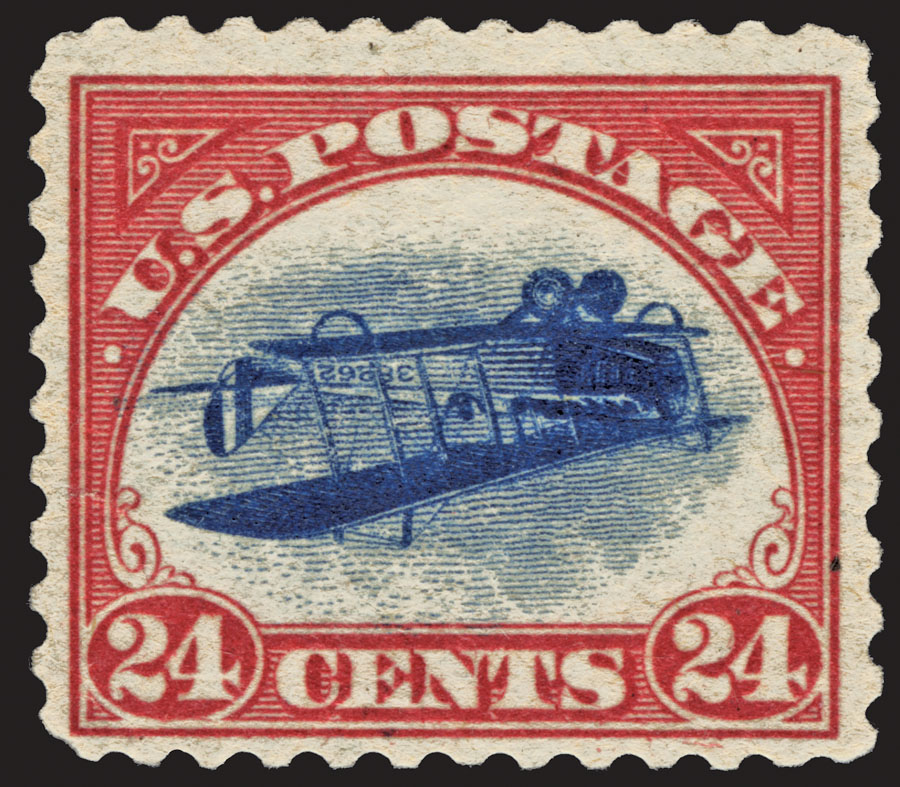 Inverted Jenny — Position 65 (Scott C3a)