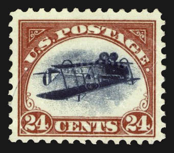 Inverted Jenny — Position 68 (Scott C3a)