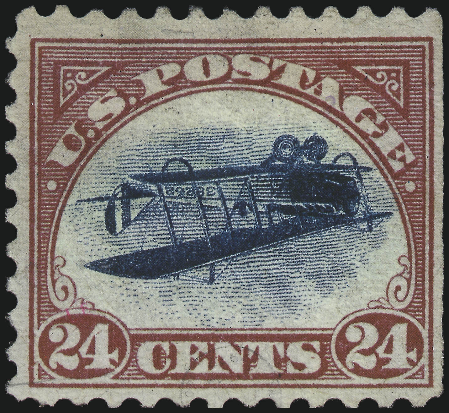 Inverted Jenny — Position 70 (Scott C3a)