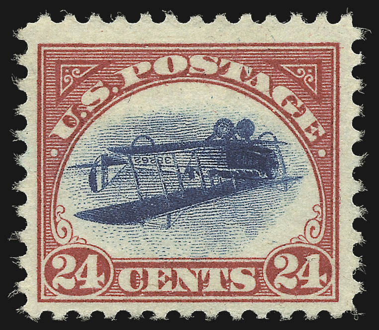 Inverted Jenny — Position 73 (Scott C3a)