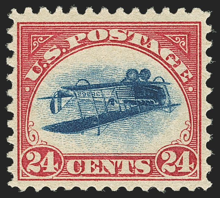 Inverted Jenny — Position 76 (Scott C3a)