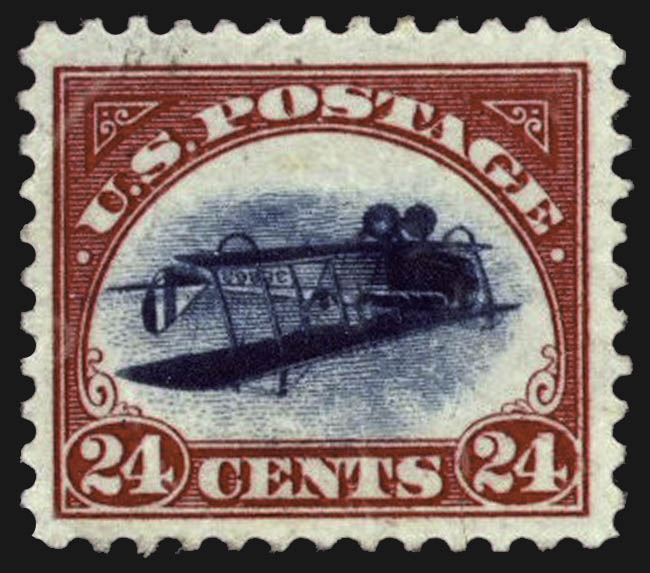 Inverted Jenny — Position 83 (Scott C3a)