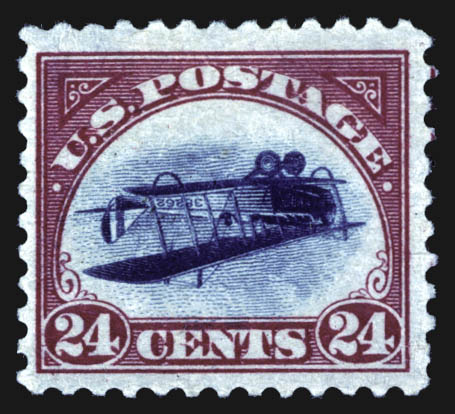 Inverted Jenny — Position 85 (Scott C3a)