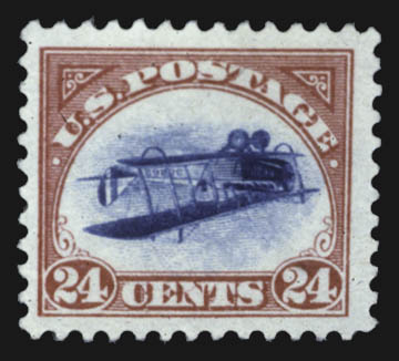 Inverted Jenny — Position 89 (Scott C3a)