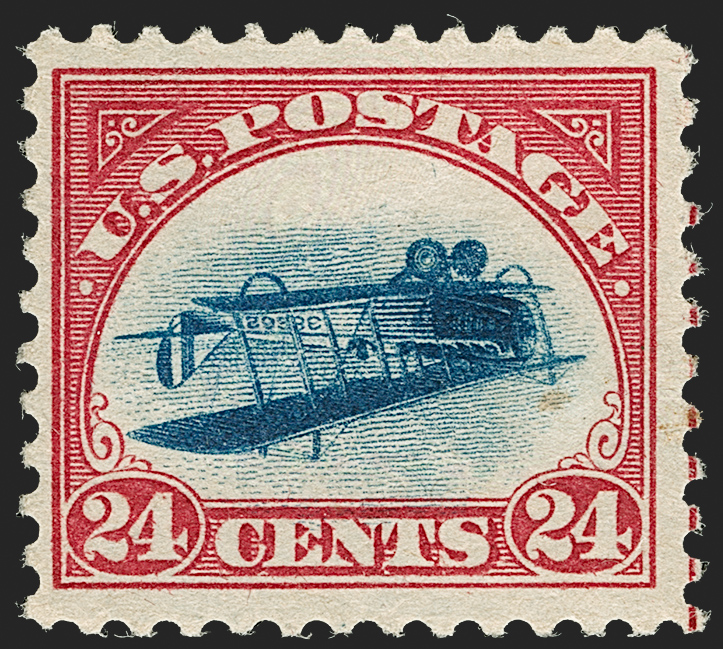Inverted Jenny — Position 95 (Scott C3a)