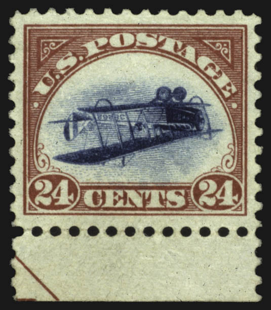 Inverted Jenny — Position 96 (Scott C3a)