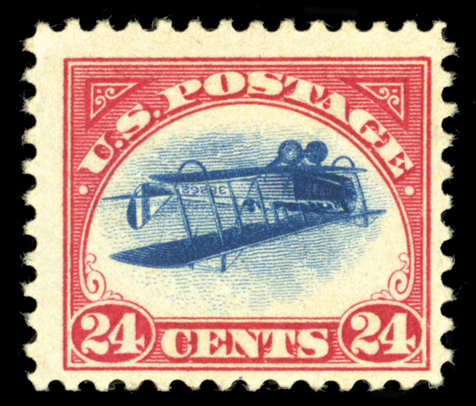 Inverted Jenny — Position 27 (Scott C3a)