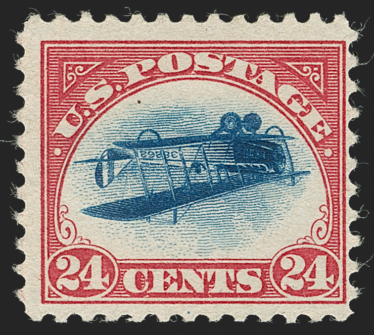 Inverted Jenny — Position 36 (Scott C3a)