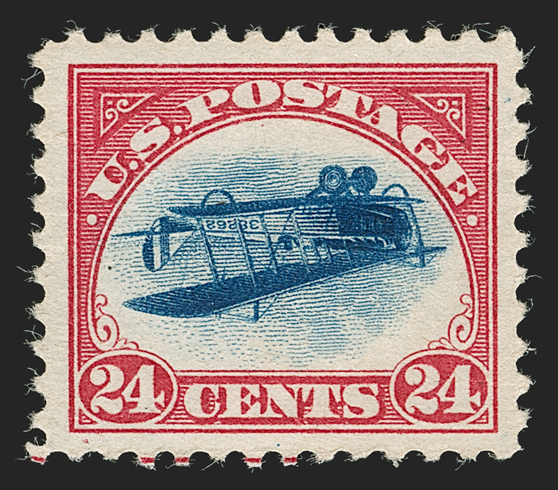 Inverted Jenny — Position 49 (Scott C3a)