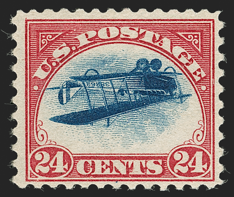 Inverted Jenny — Position 5 (Scott C3a)