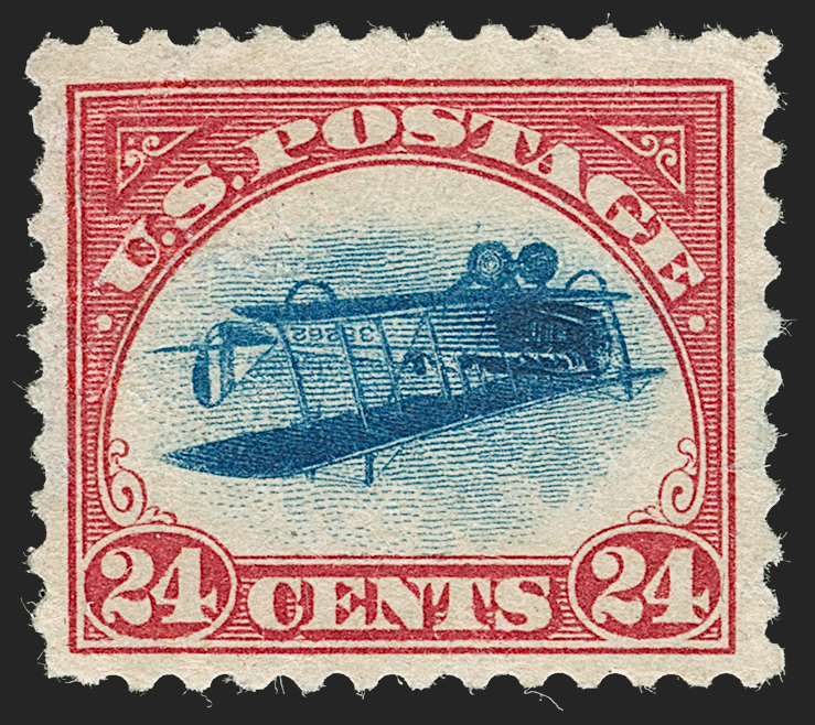 Inverted Jenny — Position 78 (Scott C3a)