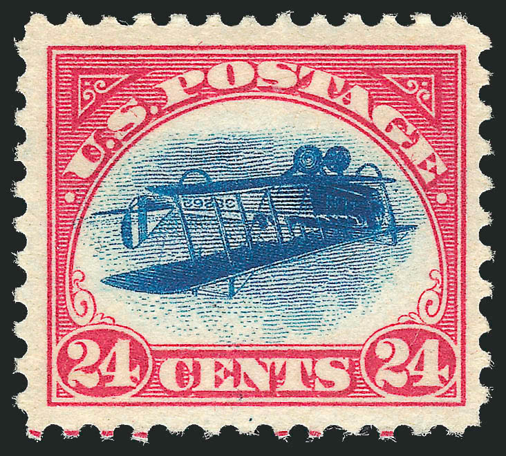 Inverted Jenny — Position 48 (Scott C3a)